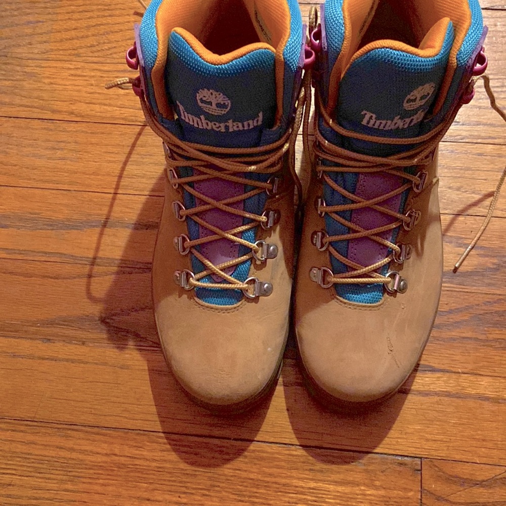 Colorful timberland boots